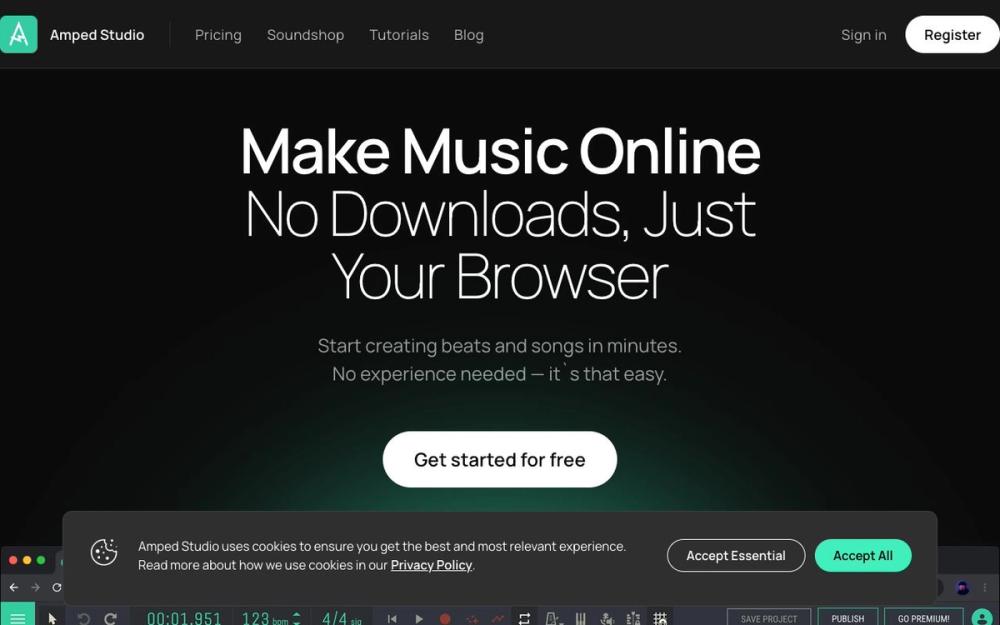 Screenshot of Amped Studio Screenshot of Amped Studio