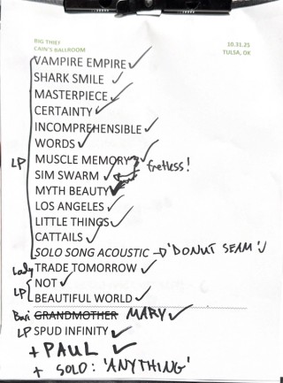 Cain's Ballroom (Tulsa, OK) Setlist