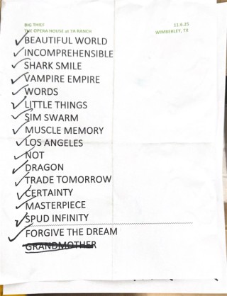 7A Ranch (Wimberley, TX) Setlist