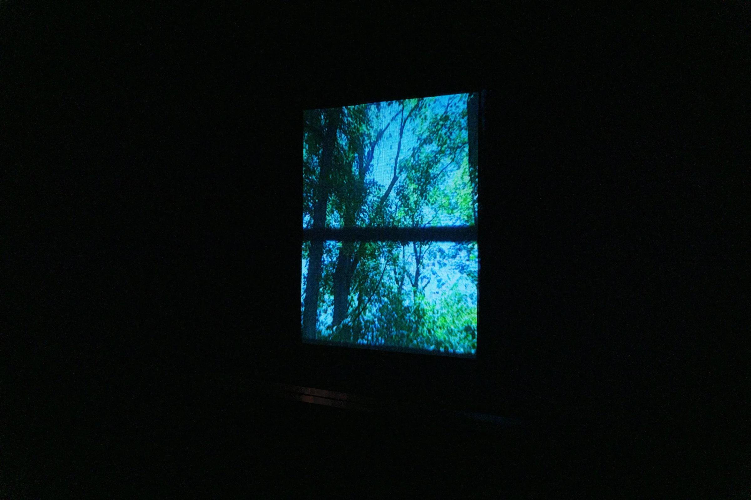 altar, hand-painted wood, 2022