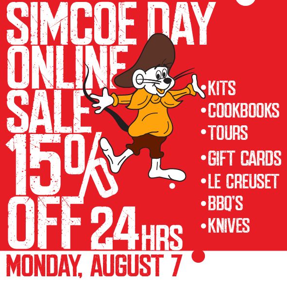 Simcoe Day ONLINE SALE Cheese Boutique