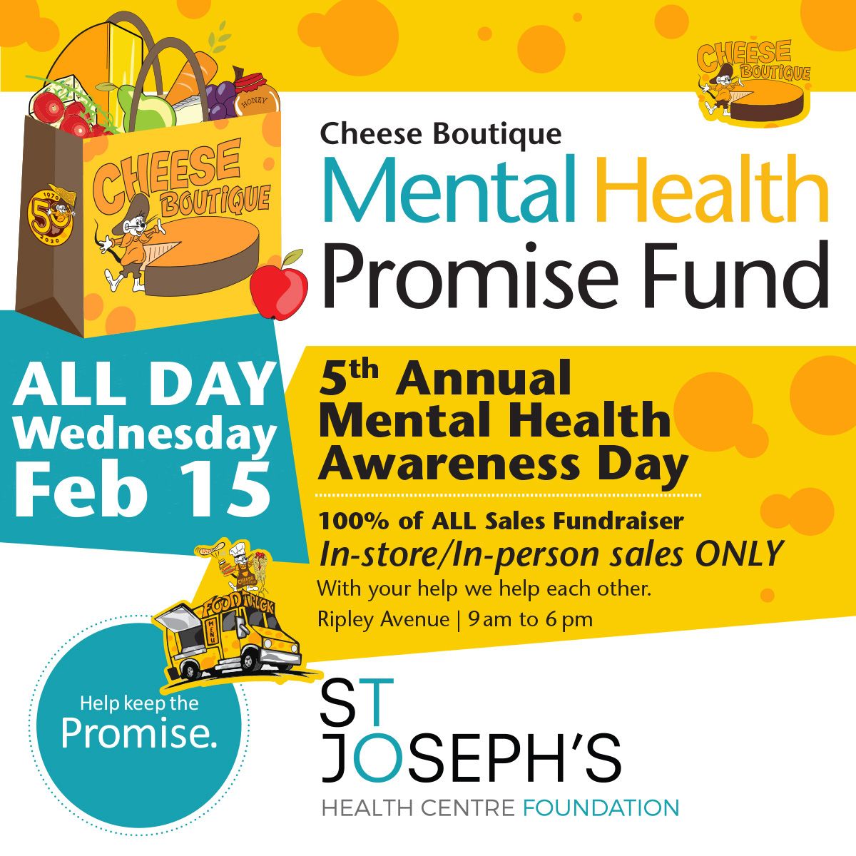 CB s Mental Health Fund Cheese Boutique