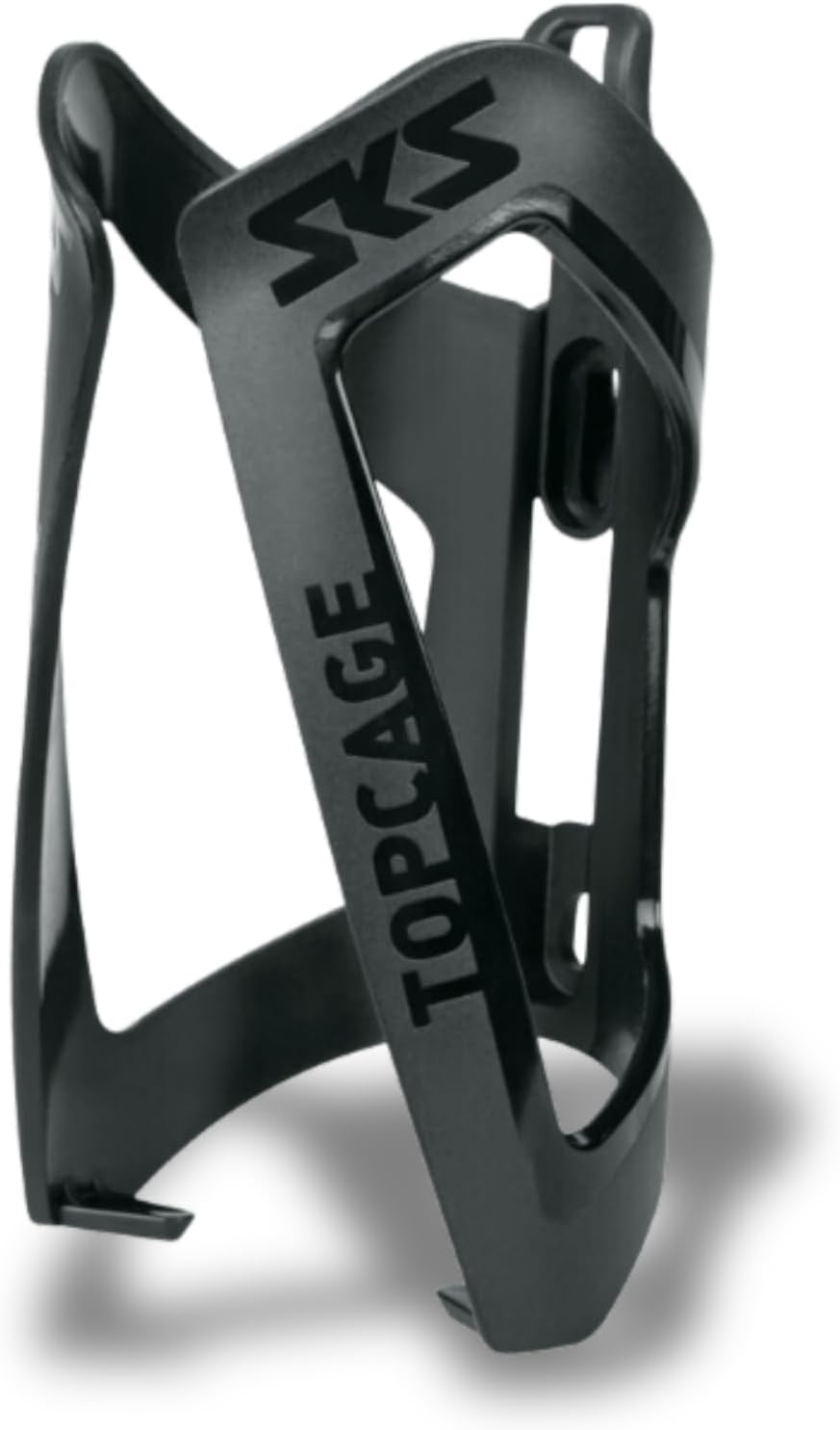 Schwarzer SKS TopCage Flaschenhalter aus Kunststoff fürs Fahrrad