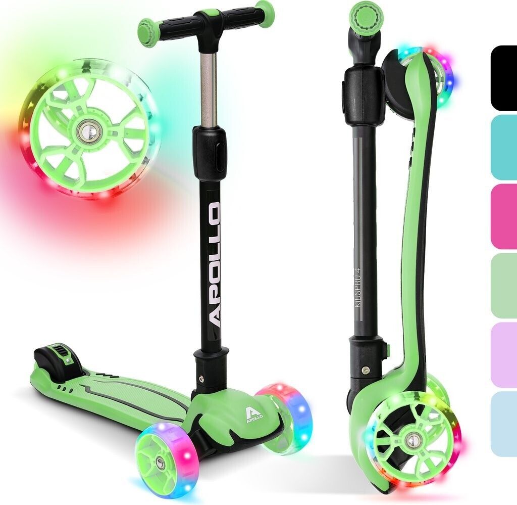 Apollo KidsPro4 Kinderscooter in grün