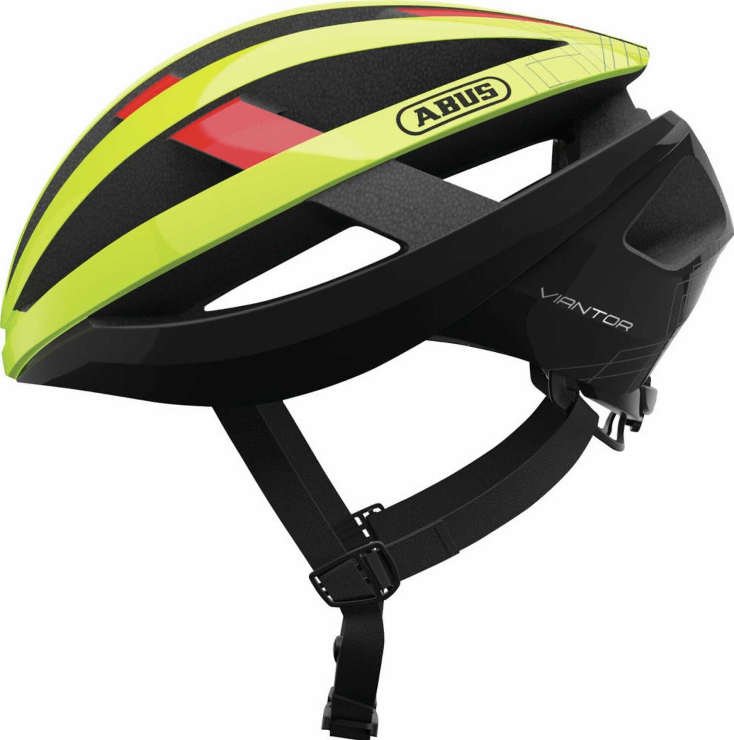 ABUS Viantor Rennradhelm in Gelb