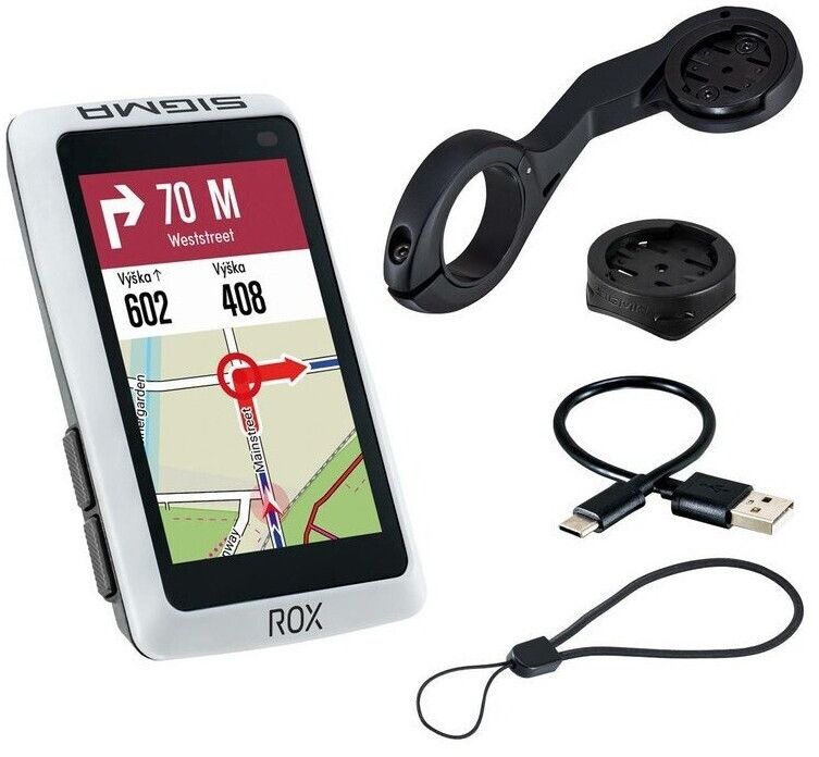 Sigma ROX 12.1 EVO Basic Set Fahrradcomputer in Weiß