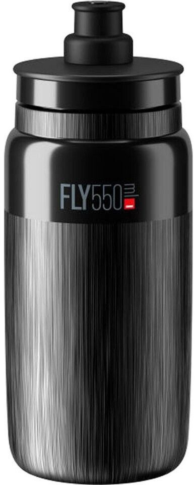Elite Fly Tex Trinkflasche in Schwarz, 550 ml
