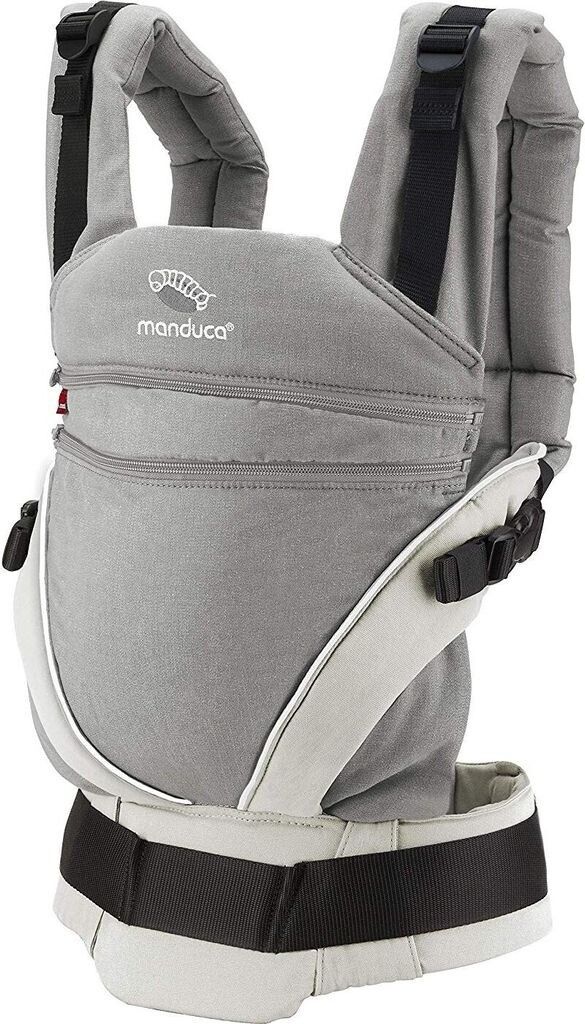 Manduca XT Babytrage in grau und weiß