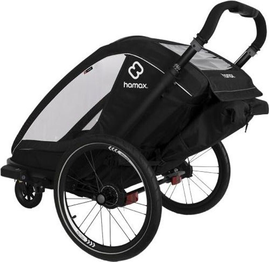 Hamax Breeze Two Fahrradanhänger in schwarz