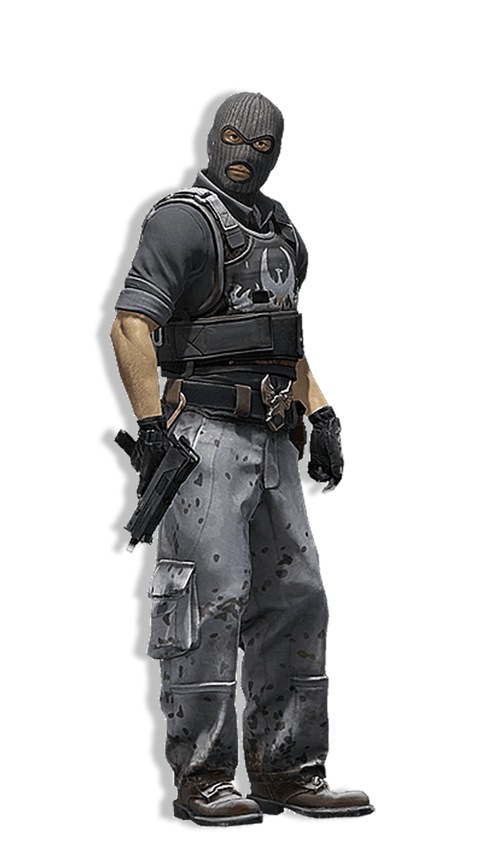 Abiotic Factor character illustration (left)