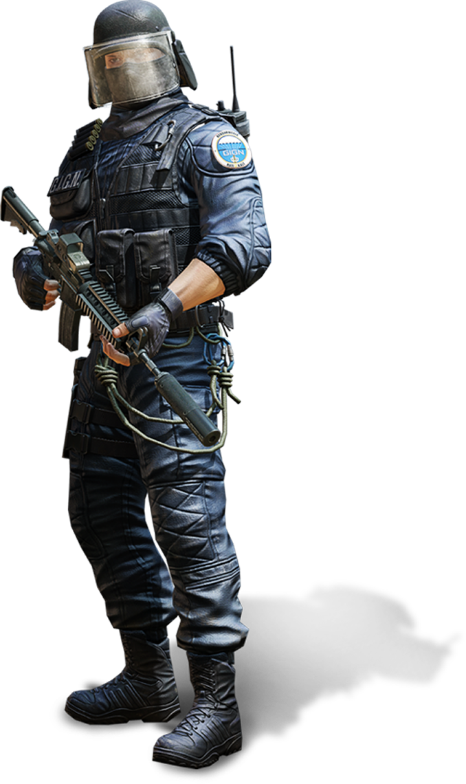 Abiotic Factor character illustration (right)