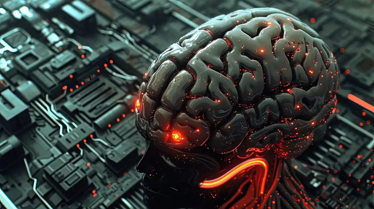 Dark slightly abstract background for The AI Operations Governance Brief