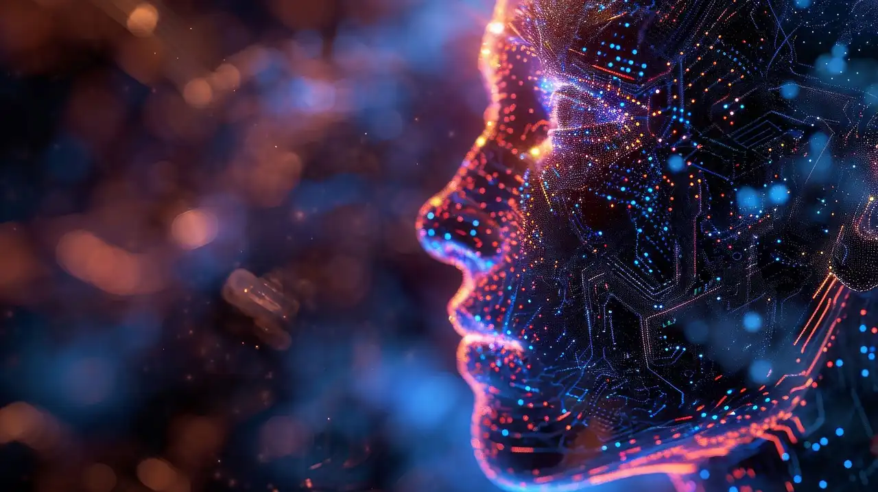 Dark slightly abstract background for The Machine Learning Operations Review