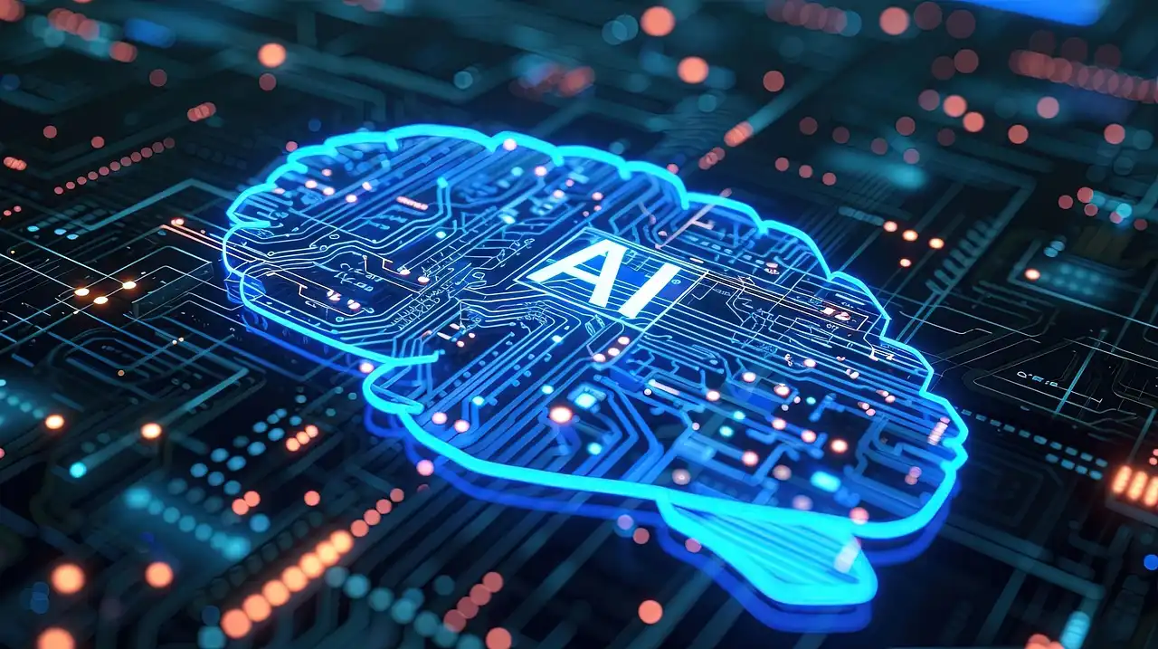 Dark slightly abstract background for The AI Operations Strategy Review