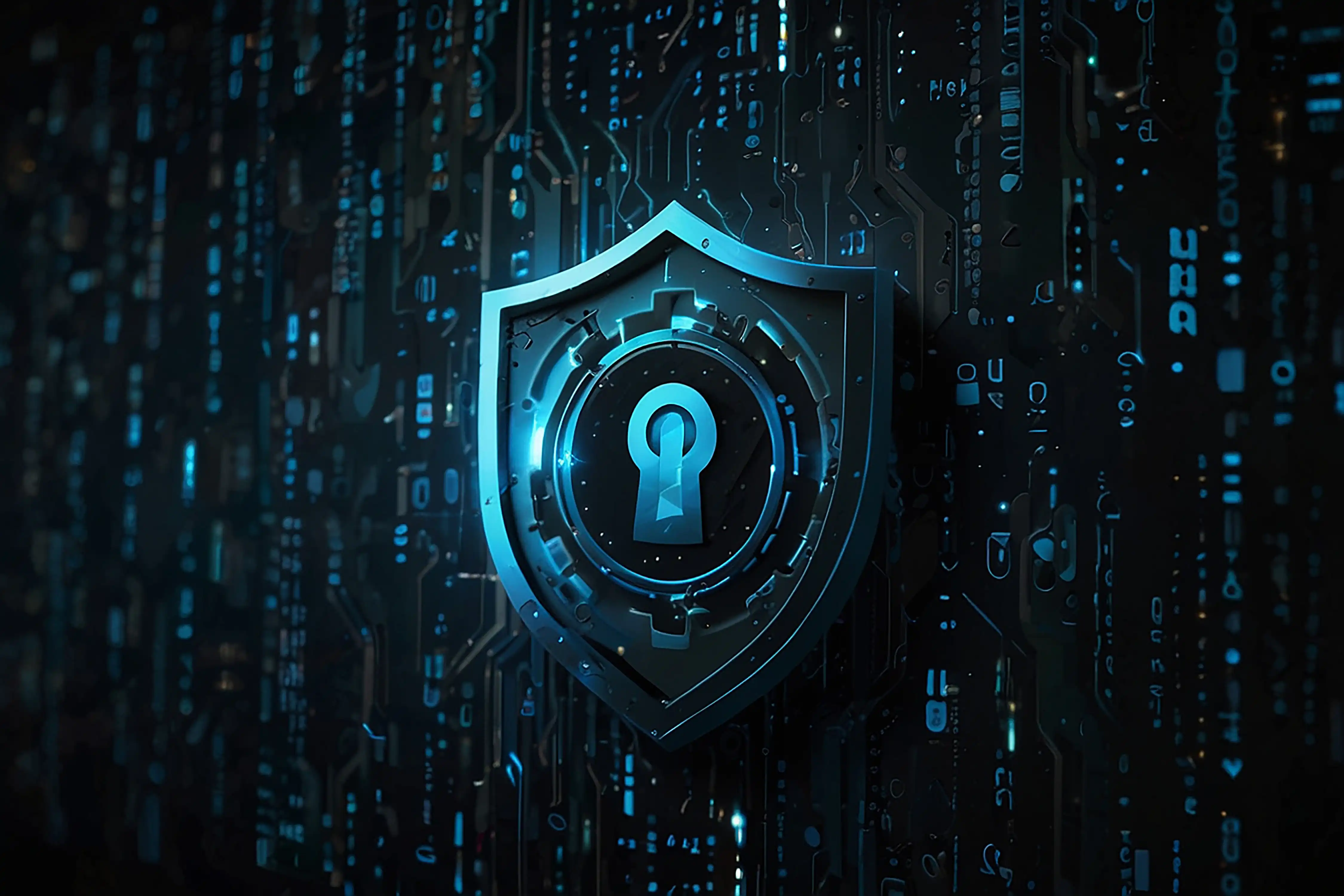 fingerprint cybersecurity lock icons