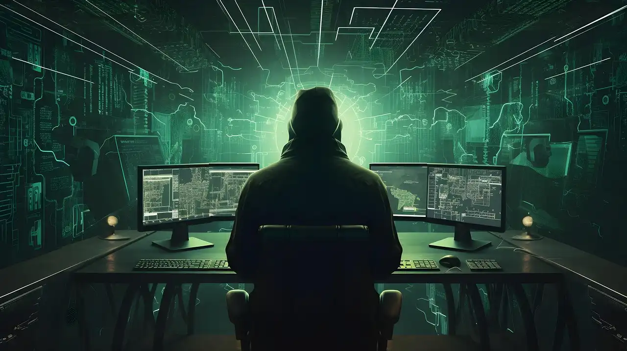 Dark slightly abstract background for The Cyber Resilience Strategy Review