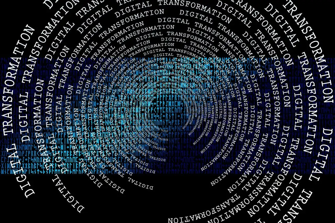 Dark slightly abstract background for The Behind Scenes Marketeq Risk Report