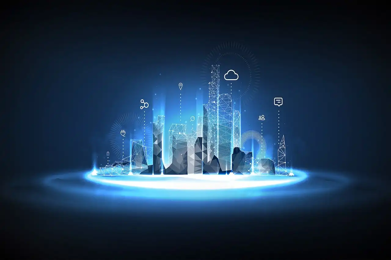 Dark slightly abstract background for The Buzzwords Realizing Process Value Report