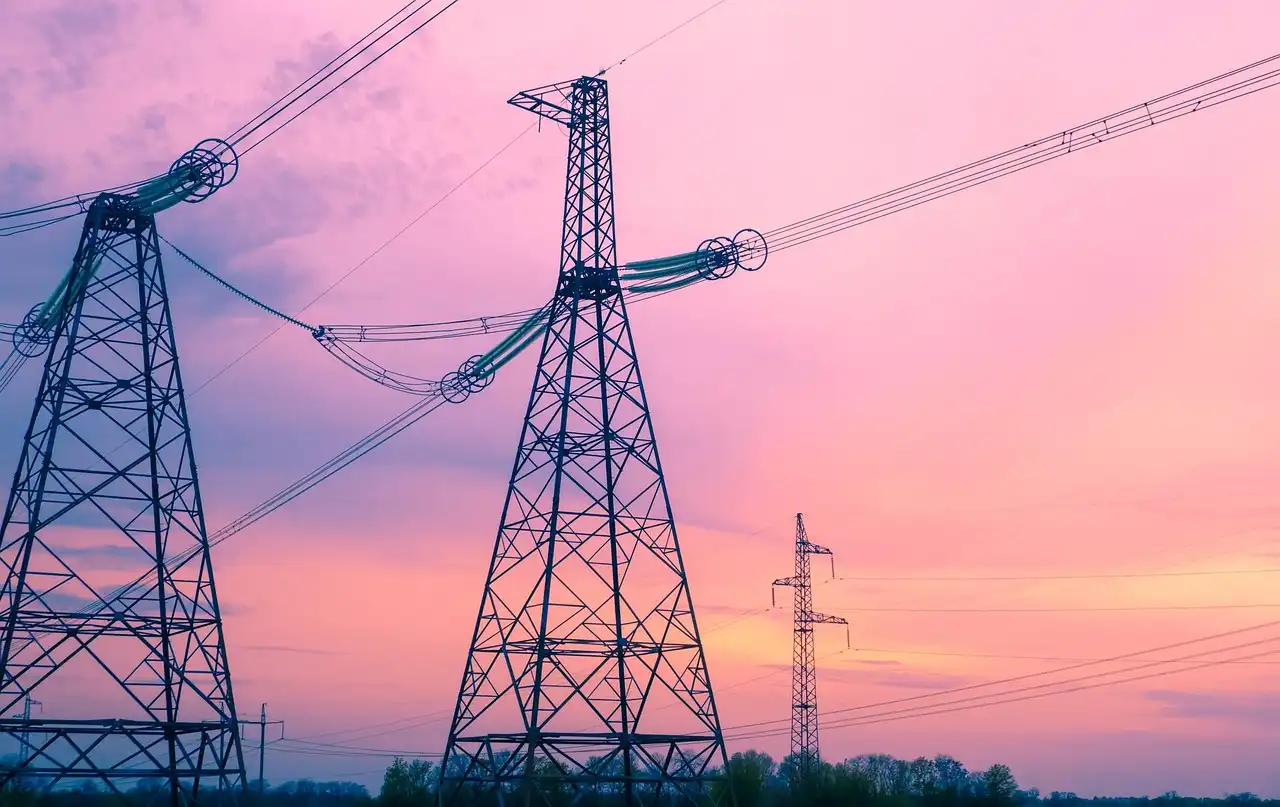 Dark slightly abstract background for The Energy Transformation Scale Brief