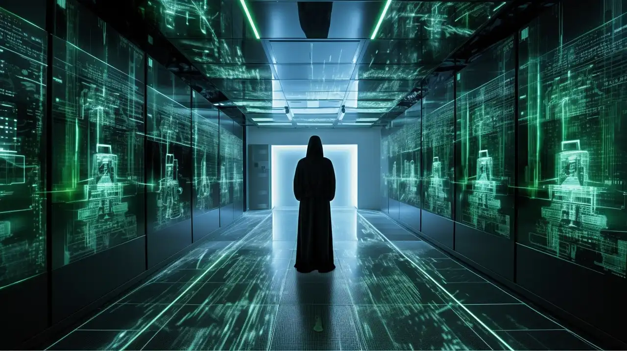 Dark slightly abstract background for The Multi-Cloud Strategy Adoption Review