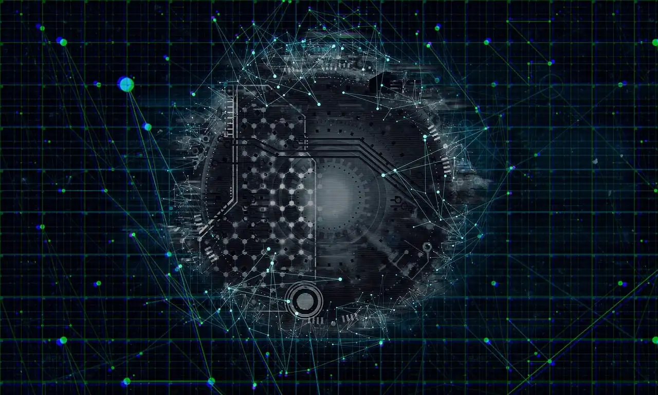 Dark slightly abstract background for The Smart Grid Operating Review