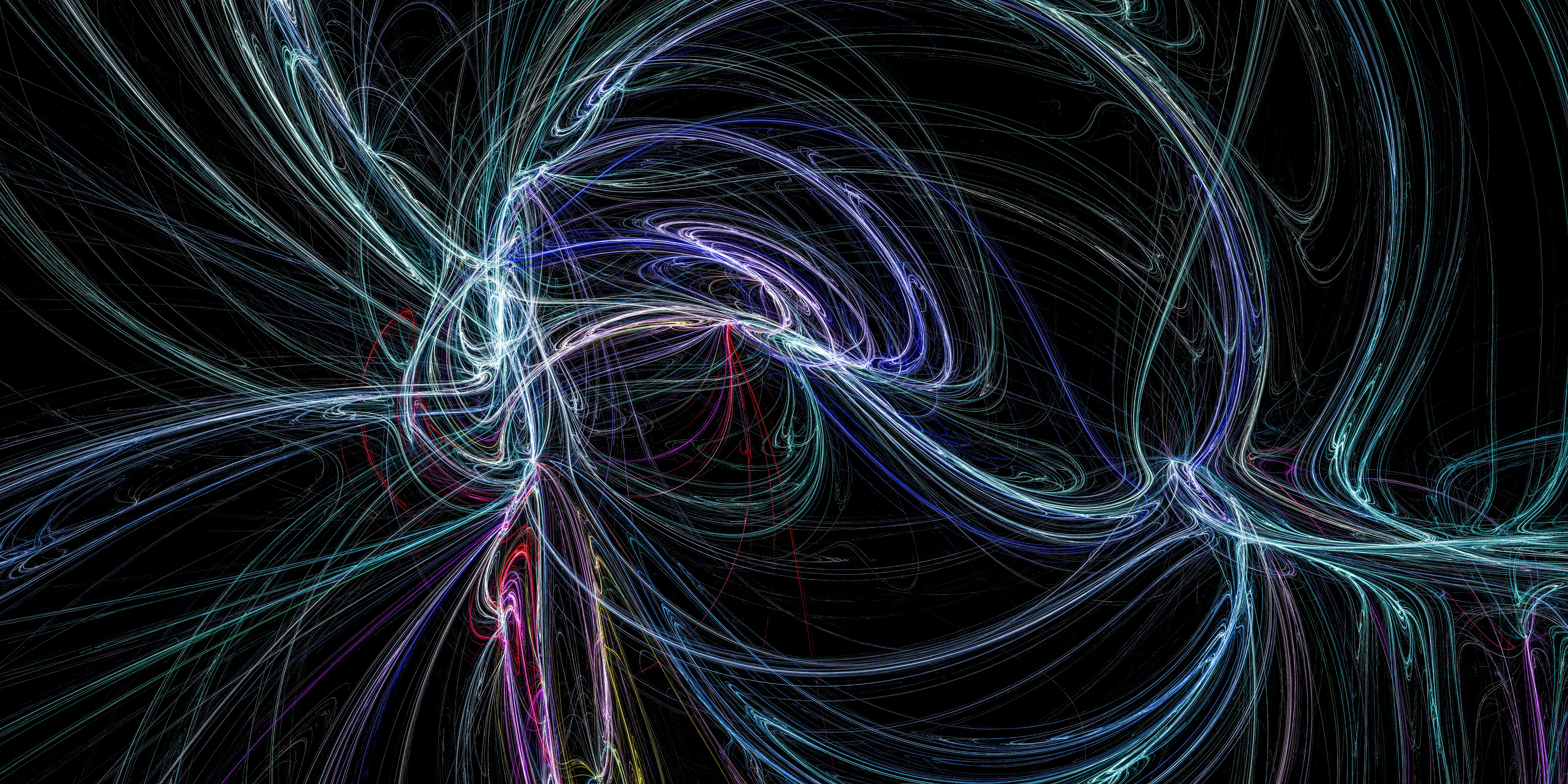 colorful energy flow