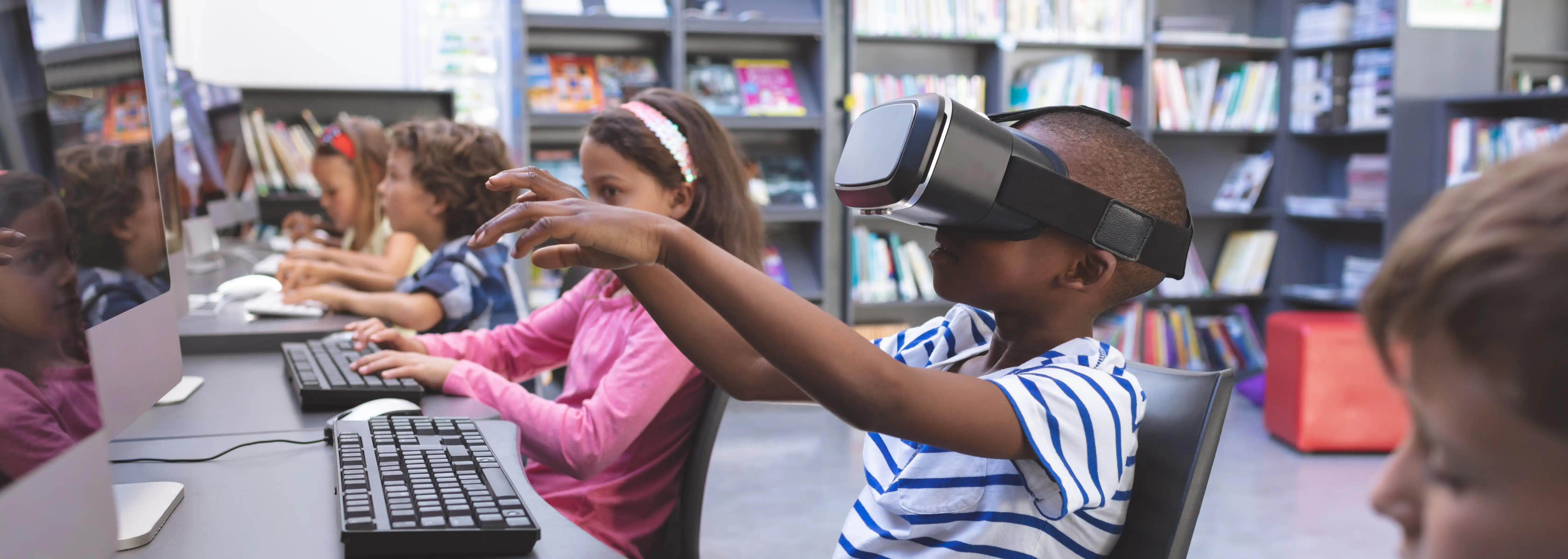 Boy on vr