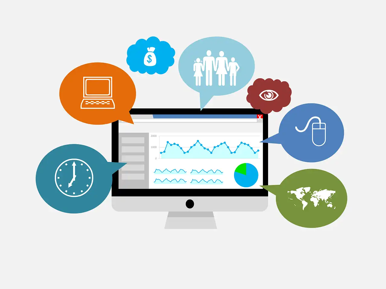Dark slightly abstract background for The Data Analytics Adoption Report