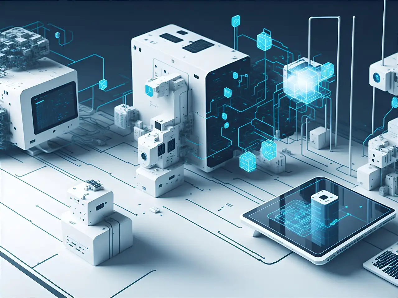 Dark slightly abstract background for The Platform Engineering Changes Delivery Report