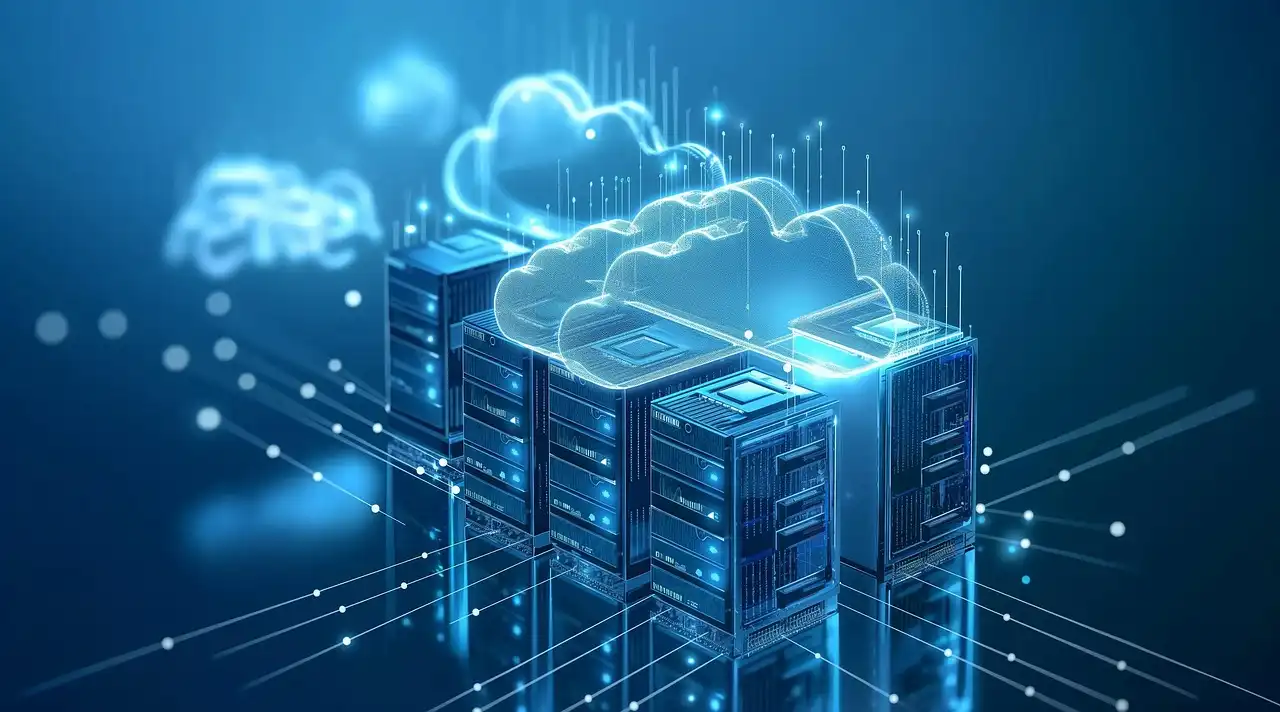 Dark slightly abstract background for The Multi-Cloud Strategy Delivery