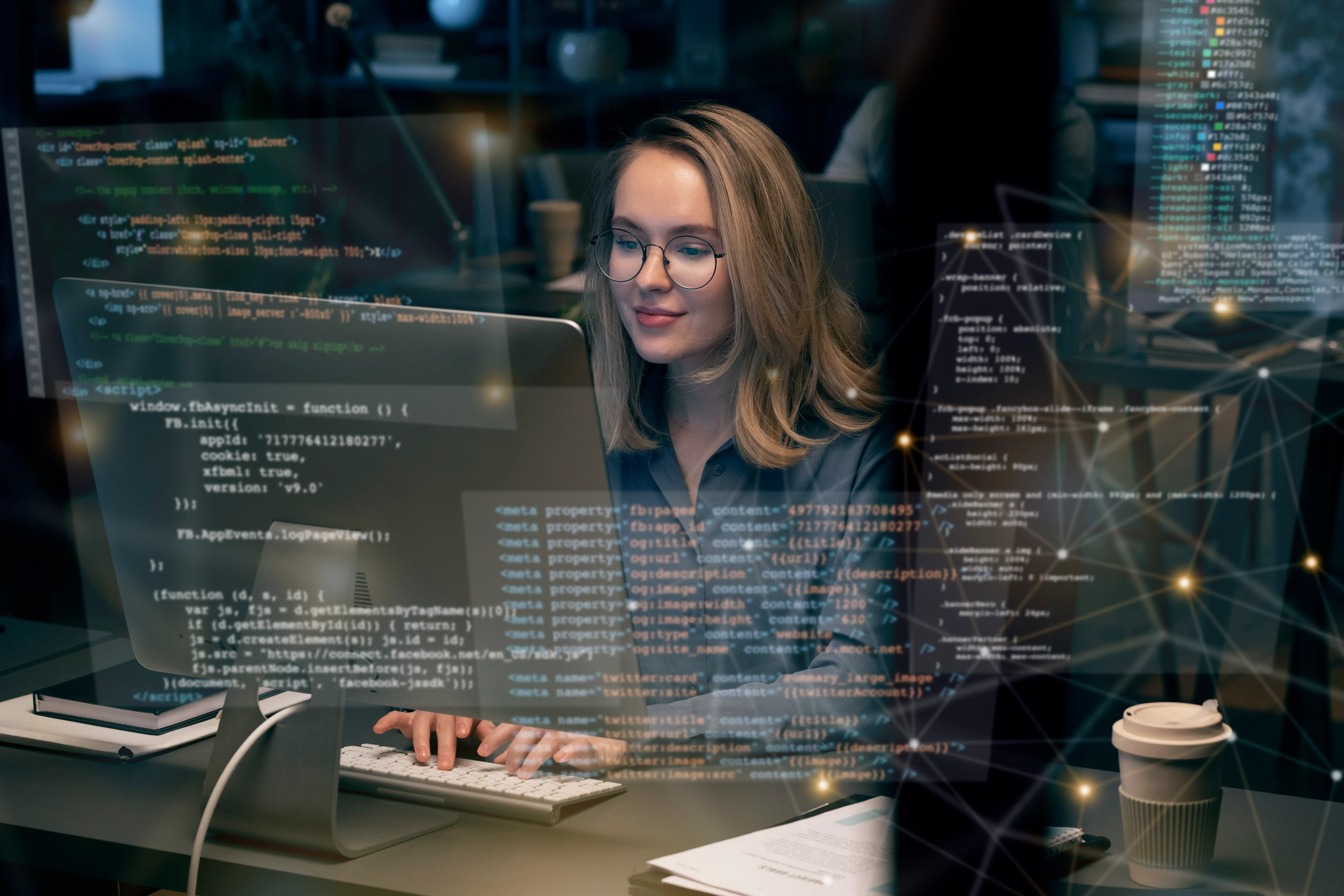 girl coding