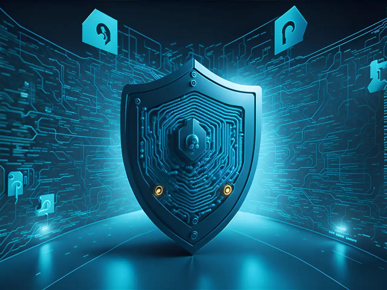 Dark slightly abstract background for The Cyber Resilience Operating Review