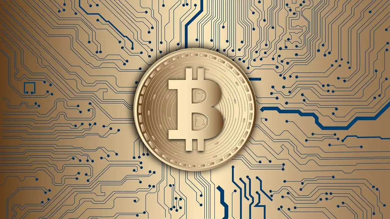 Dark slightly abstract background for The Blockchain Value Operating Review
