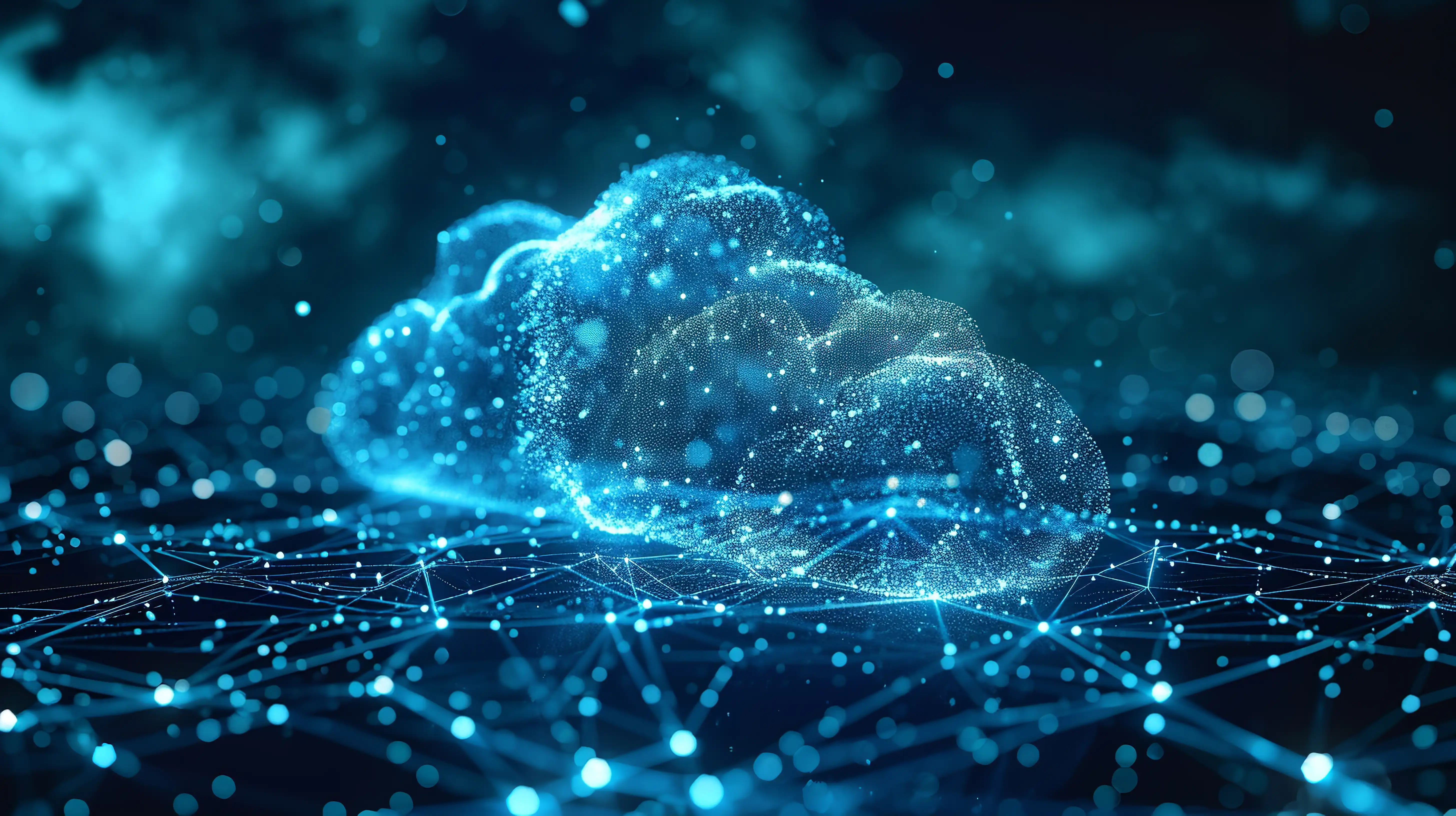 Technical cloud background