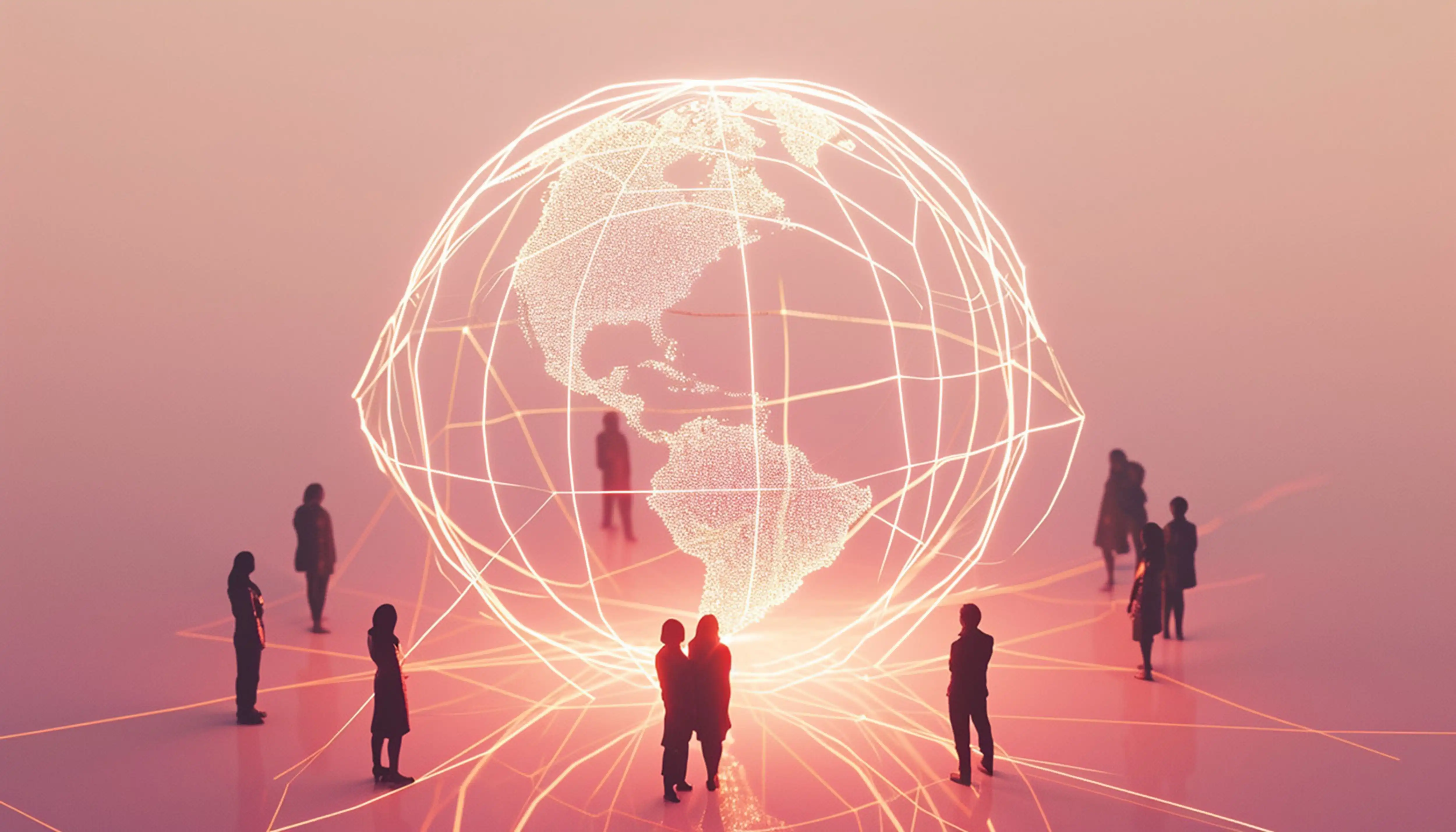 3d visualization minimalistic globe