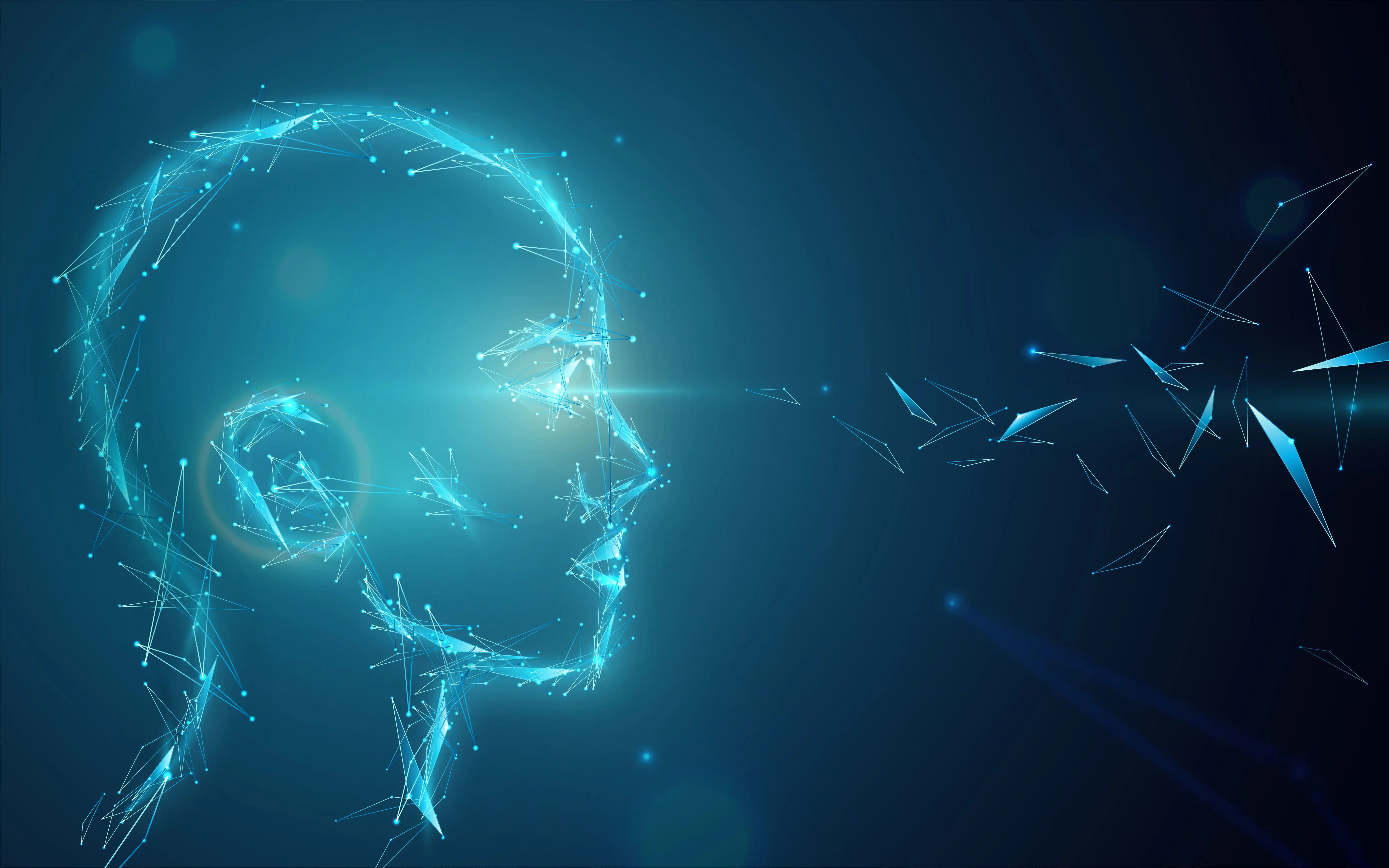 human like person representing artificial intelligence