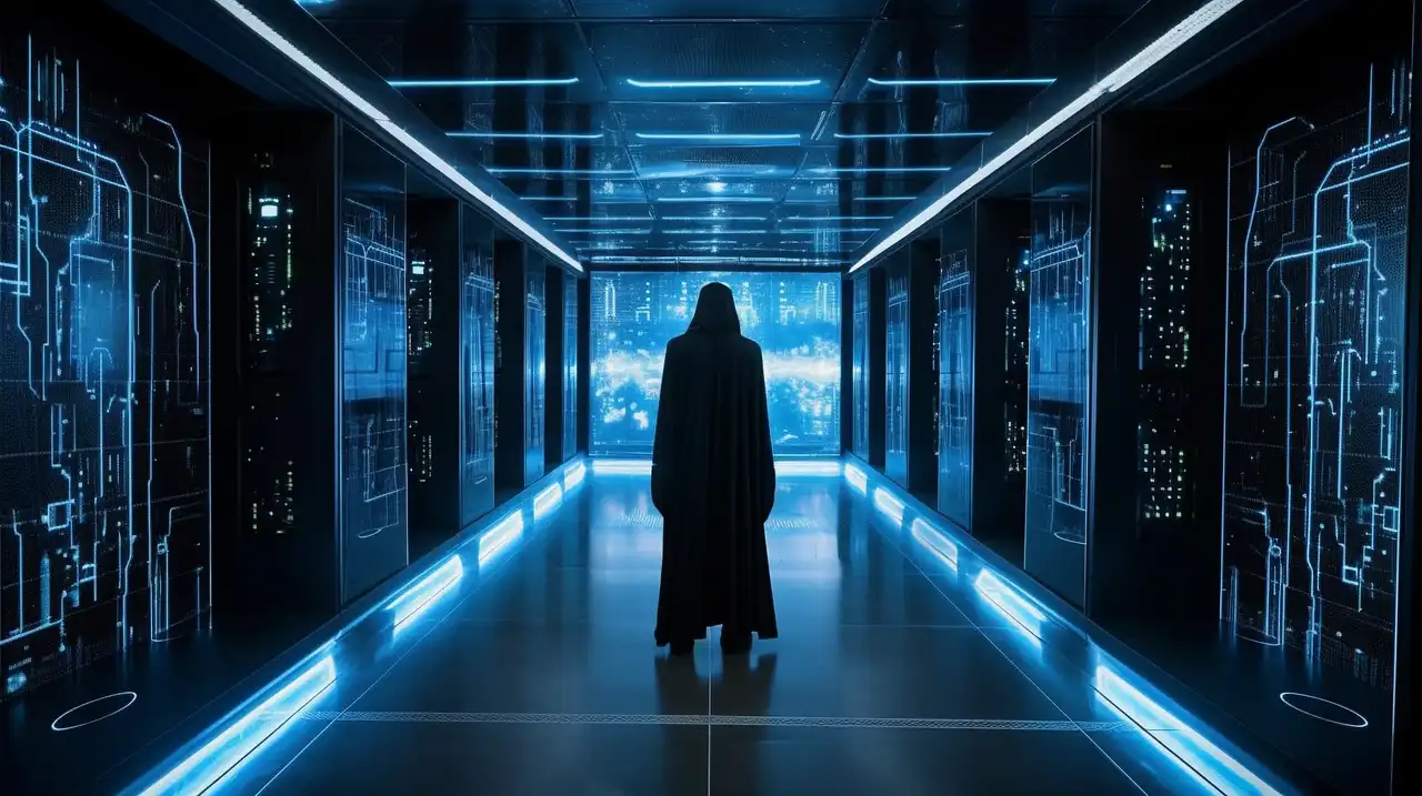Dark slightly abstract background for The Multi-Cloud Strategy Risk Brief