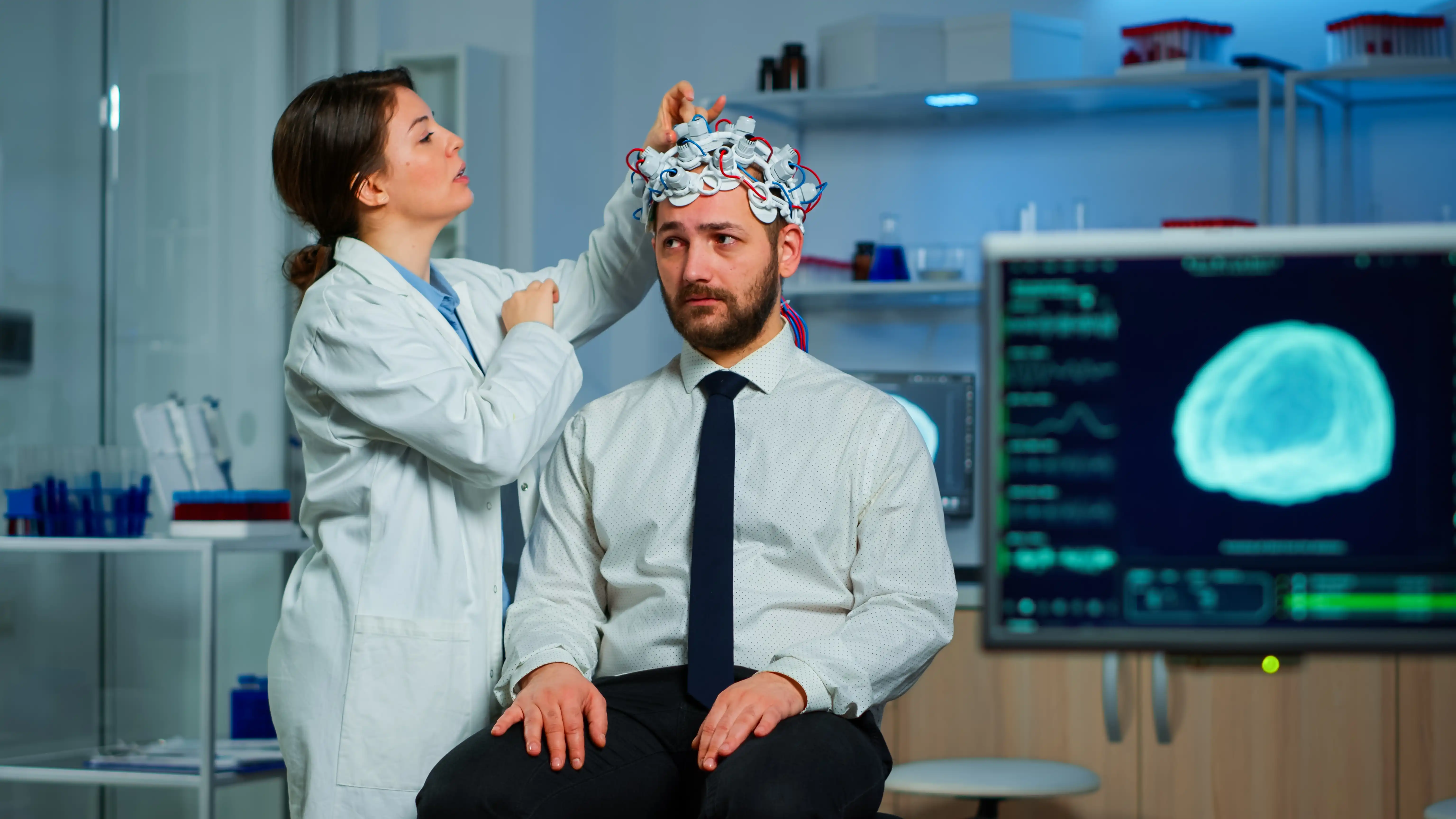 high tech being used for creating brain model