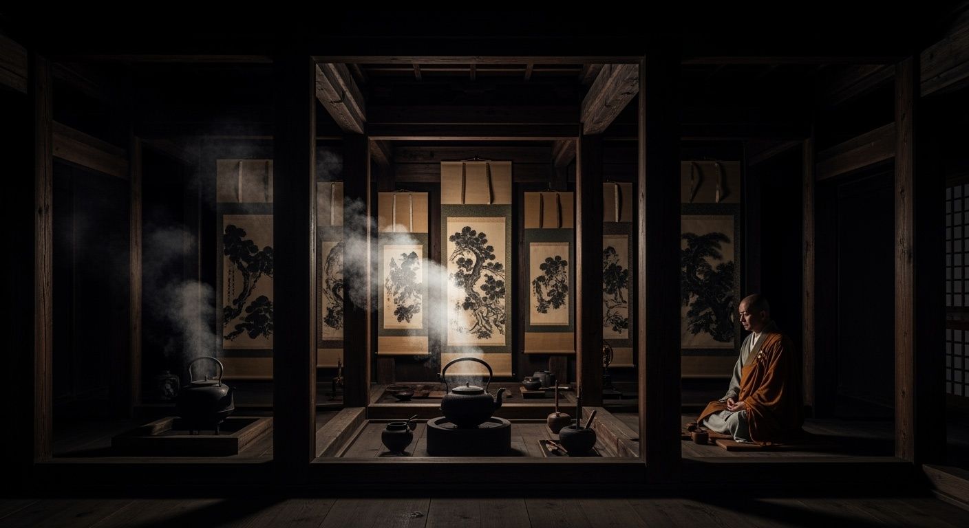 Serene Zen garden at Daitokuji Temple