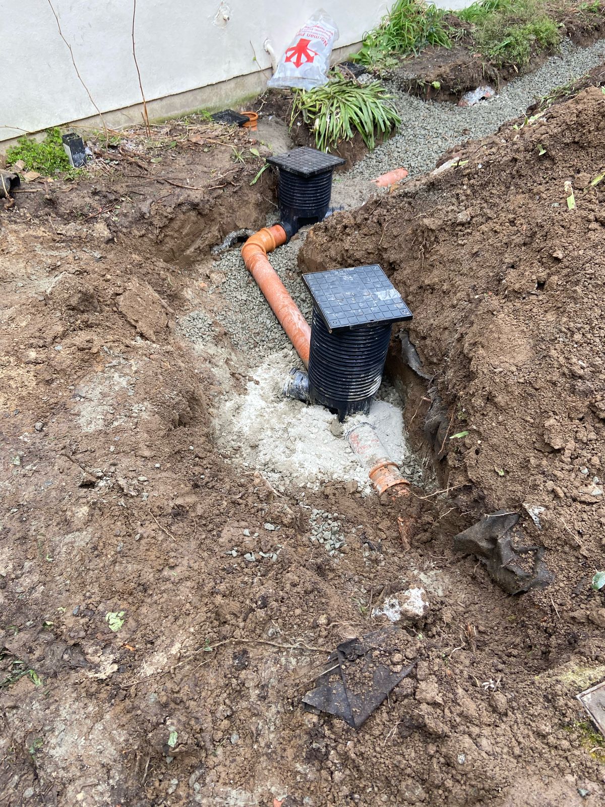 Installed manhole chambers