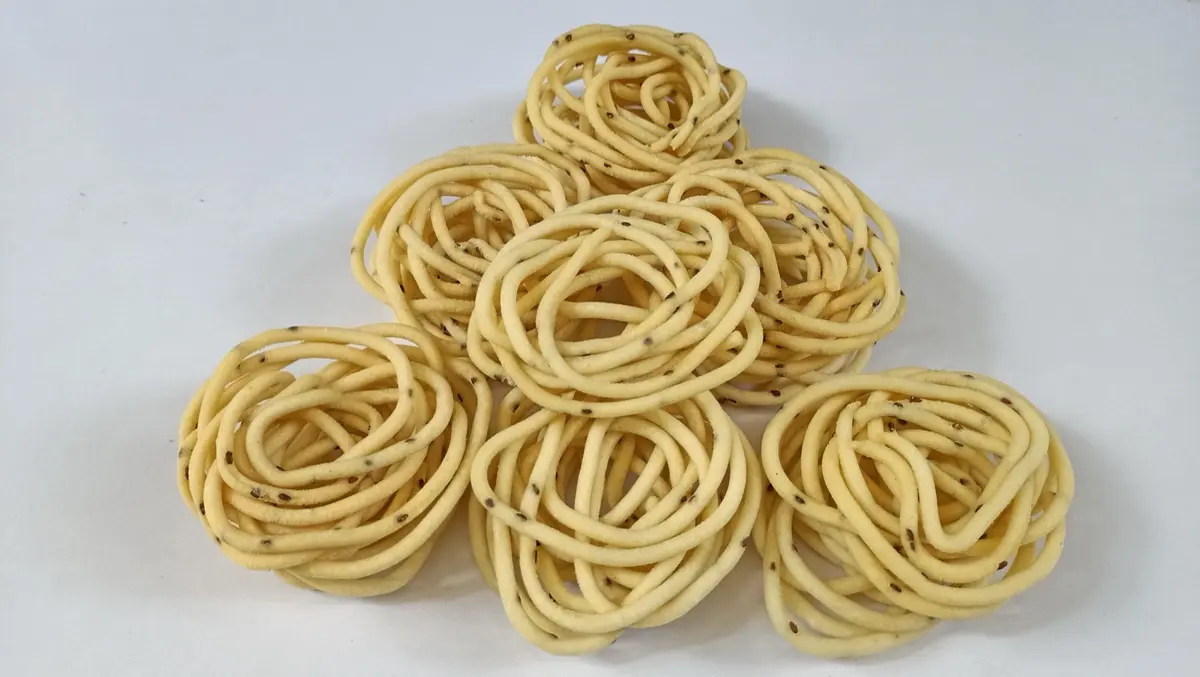 Golden spiral murukku, the iconic deep-fried South Indian snack