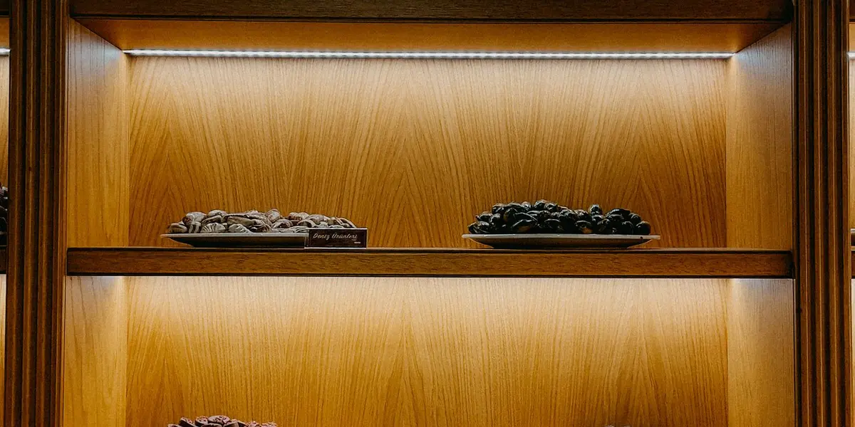 Premium chocolate displayed on boutique shelves, typical of Bangalore retail
