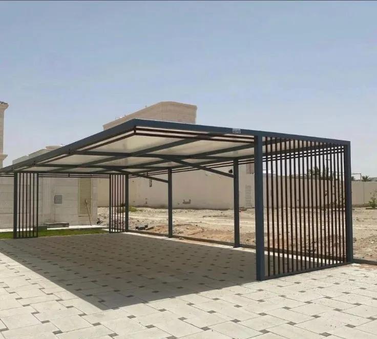 تركيب برجولات حديدية عصرية للحدائق والجلسات في جدة — درع المملكة للمظلات