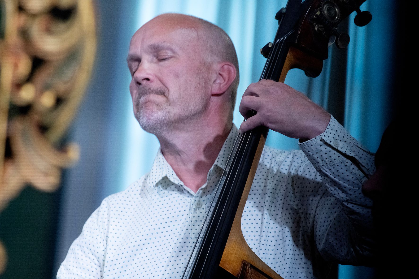 Kontrabassist Frode Berg