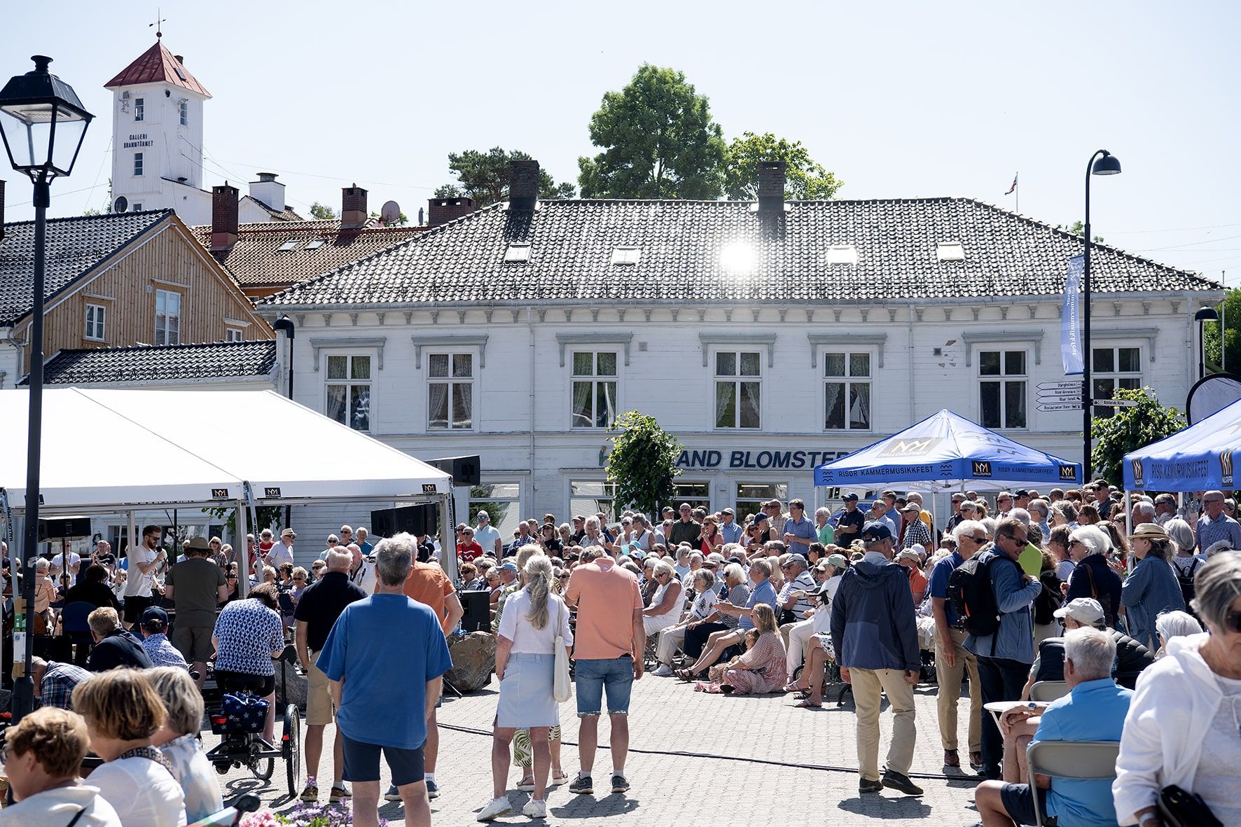 Publikumsfest på Risør torv