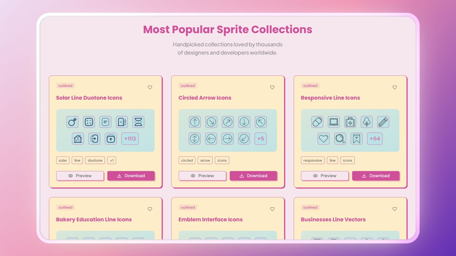 SpriteHub – Free SVG Icons & Sprite for Developers & Designers