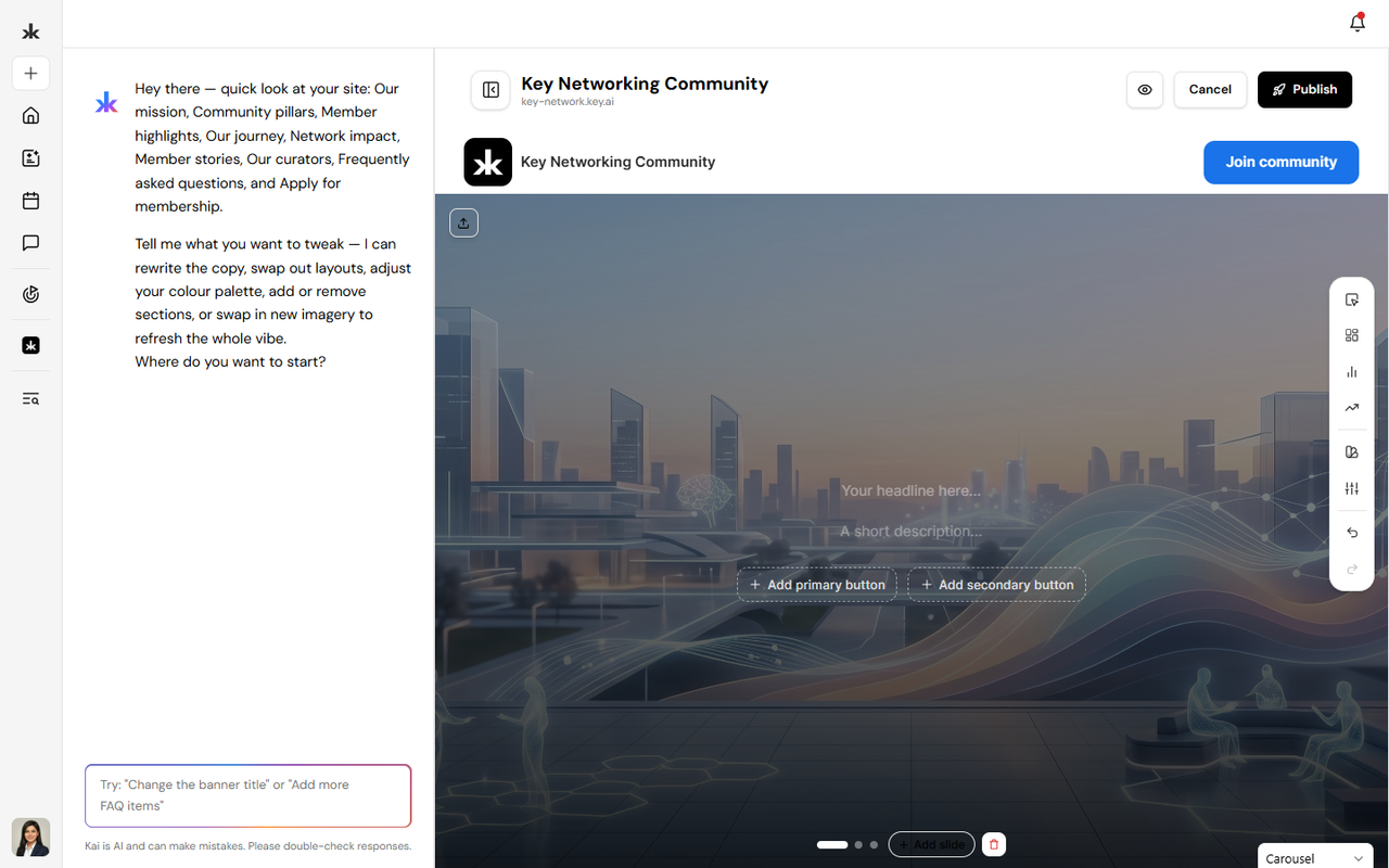 Community about page