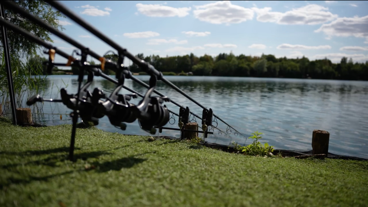 Carp fishing bank sticks, alarms