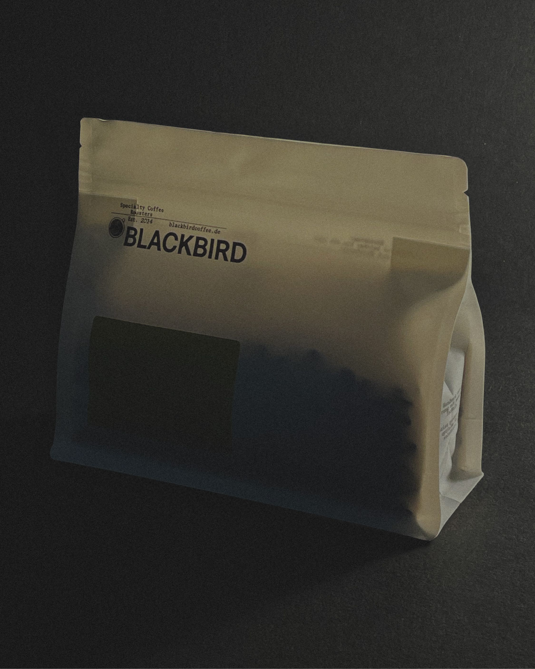blackbird coffee 250g packaging designed by Seasonal Fruit