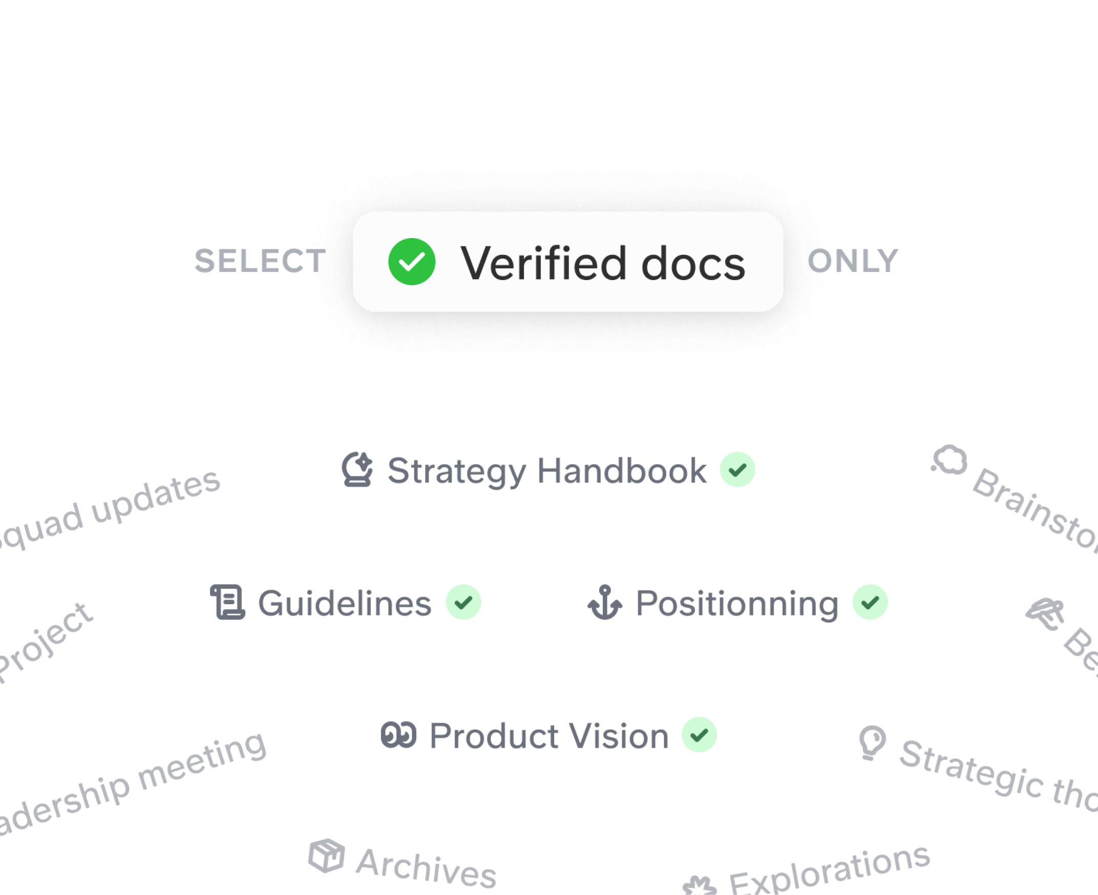 Ilustración de fuentes verificadas